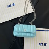  2431 - HÀNG CHÍNH HÃNG - Túi xách đeo chéo dây xích Tory Burch - Màu Xanh / Blue Sang Chảnh 