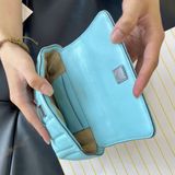  2431 - HÀNG CHÍNH HÃNG - Túi xách đeo chéo dây xích Tory Burch - Màu Xanh / Blue Sang Chảnh 