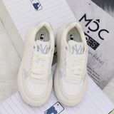  2433 - HÀNG CHÍNH HÃNG - Giày MLB Classic Base - Mono NY chìm da lộn - Be *RB* 
