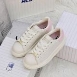  2434 - HÀNG CHÍNH HÃNG - Giày MLB Classic Base - Mono NY chìm - Be gót Hồng - *RB* 