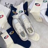  2436- HÀNG CHÍNH HÃNG -  Giày MLB Liner - NY trắng nổi - Bạc - *RB* 