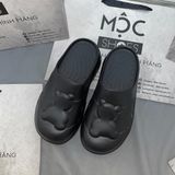  2443 - HÀNG CHÍNH HÃNG - DÉP SỤC 23.65 HÀN QUỐC - CON GẤU - ĐEN - CODE: 50039-B02 