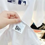  2442 - HÀNG CHÍNH HÃNG HÃNG - ÁO THUN NEW ERA x MLB - BIG LOGO NY - TRẮNG 