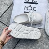 2446 - HÀNG CHÍNH HÃNG - DÉP SỤC 23.65 HÀN QUỐC - QUOKKA-TONG - TRẮNG KEM - CODE: ESAMUGO0012 