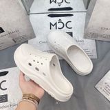  2446 - HÀNG CHÍNH HÃNG - DÉP SỤC 23.65 HÀN QUỐC - QUOKKA-TONG - TRẮNG KEM - CODE: ESAMUGO0012 