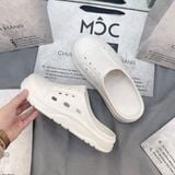  2446 - HÀNG CHÍNH HÃNG - DÉP SỤC 23.65 HÀN QUỐC - QUOKKA-TONG - TRẮNG KEM - CODE: ESAMUGO0012 