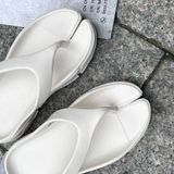  0909 - HÀNG CHÍNH HÃNG - DÉP XỎ NGÓN 23.65 HÀN QUỐC *XÁM TRẮNG* 