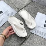  0909 - HÀNG CHÍNH HÃNG - DÉP XỎ NGÓN 23.65 HÀN QUỐC *XÁM TRẮNG* 