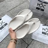  0909 - HÀNG CHÍNH HÃNG - DÉP XỎ NGÓN 23.65 HÀN QUỐC *XÁM TRẮNG* 