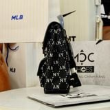  2461 - HÀNG CHÍNH HÃNG - BALO MLB JQD DIA MONOGRAM NY YANKEES - ĐEN LOGO GOLD - CODE: 7ABKMD74N 50BKS 