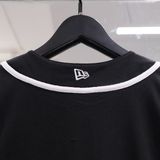  2703 - HÀNG CHÍNH HÃNG - ÁO NEW ERA - SƠ MI BÓNG CHÀY  - ĐEN - CODE: 13334764 