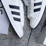  2451 - HÀNG CHÍNH HÃNG - GIÀY ADIDAS CAMPUS - TRẮNG SỌC ĐEN - CODE: IF8761 