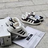  2464 - HÀNG CHÍNH HÃNG - GIÀY ADIDAS CAMPUS - NÂU SỌC TRẮNG - CODE: IF8766 