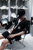  2702 - HÀNG CHÍNH HÃNG - ÁO NEW ERA - SƠ MI BÓNG CHÀY - NY THÊU - ĐEN - CODE: 13573579 