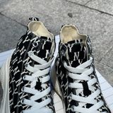  2544 - HÀNG CHÍNH HÃNG - GIÀY MLB CHUNKY HIGH - MONO NY YANKEES - ĐEN ĐẾ GUM - CODE: 3ASHU311N-50BLD 
