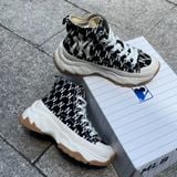  2544 - HÀNG CHÍNH HÃNG - GIÀY MLB CHUNKY HIGH - MONO NY YANKEES - ĐEN ĐẾ GUM - CODE: 3ASHU311N-50BLD 
