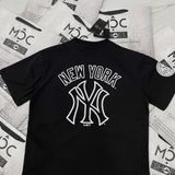  2478 - HÀNG CHÍNH HÃNG - ÁO THUN NEW ERA  - NY THÊU REN - ĐEN - CODE: 13732641 