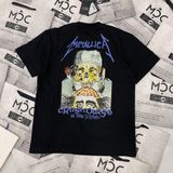  2480 - HÀNG CHÍNH HÃNG - ÁO THUN NEW ERA  - METALLICA CRASH COURSE - ĐEN - CODE: 14375523 