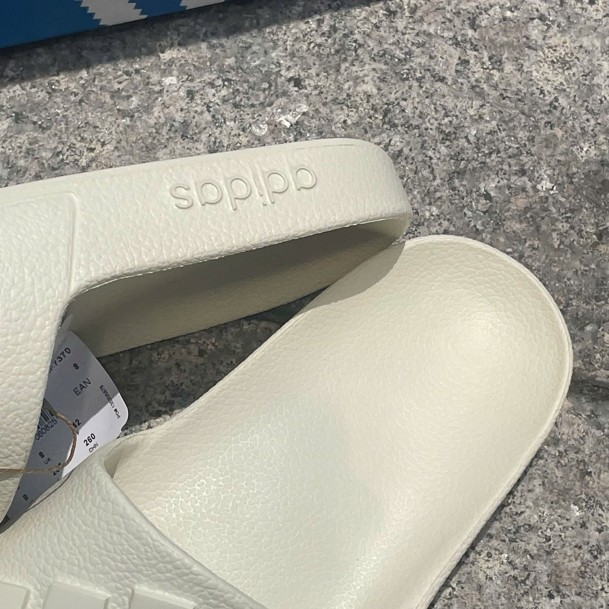  2489 - HÀNG CHÍNH HÃNG - Dép Adilette Aqua 2.0 - Big Logo - Cream - Code: IF7370 