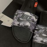 2513 - HÀNG CHÍNH HÃNG - DÉP NIKE VICTORI ONE CAMO - ĐEN/XÁM - CODE: 343880 026 