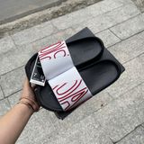  2517 - HÀNG CHÍNH HÃNG - DÉP NIKE JORDAN NOLA - ĐEN QUAI TRẮNG - CODE: CZ8027 160 