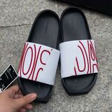  2517 - HÀNG CHÍNH HÃNG - DÉP NIKE JORDAN NOLA - ĐEN QUAI TRẮNG - CODE: CZ8027 160 