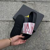  2517 - HÀNG CHÍNH HÃNG - DÉP NIKE JORDAN NOLA - ĐEN QUAI TRẮNG - CODE: CZ8027 160 
