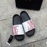  2517 - HÀNG CHÍNH HÃNG - DÉP NIKE JORDAN NOLA - ĐEN QUAI TRẮNG - CODE: CZ8027 160 