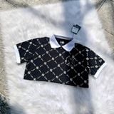  2519 - HÀNG CHÍNH HÃNG - ÁO THUN POLO NEW ERA - POLO NY BÔNG DIA - ĐEN - CODE : 13535547 