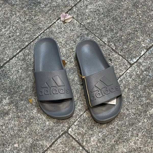  2530 - HÀNG CHÍNH HÃNG - DÉP ADILETTE AQUA 2.0 - BIG LOGO - XÁM - CODE: IF6068 