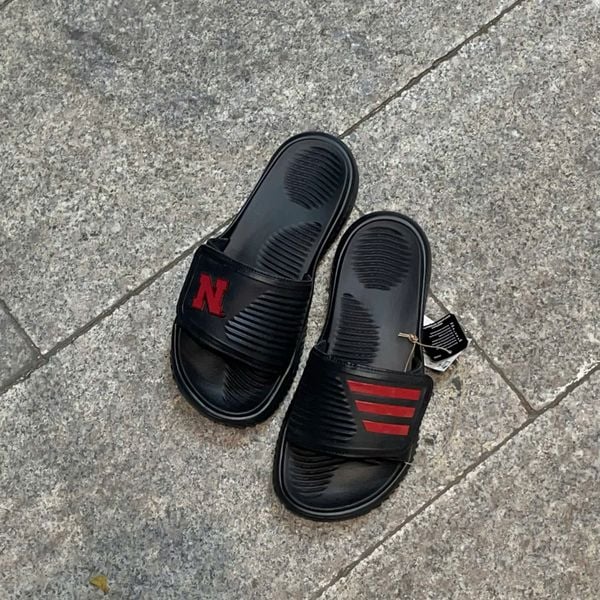  2529 - HÀNG CHÍNH HÃNG - DÉP ADIDAS ALPHABOUCE SLIDE 2.0 - ĐEN LOGO N - CODE: JI2521 