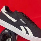  2539 - HÀNG CHÍNH HÃNG - GIÀY REEBOK - ĐẾ BẰNG - ĐEN SWOOSH TRẮNG (6356) 