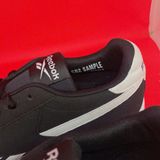  2539 - HÀNG CHÍNH HÃNG - GIÀY REEBOK - ĐẾ BẰNG - ĐEN SWOOSH TRẮNG (6356) 