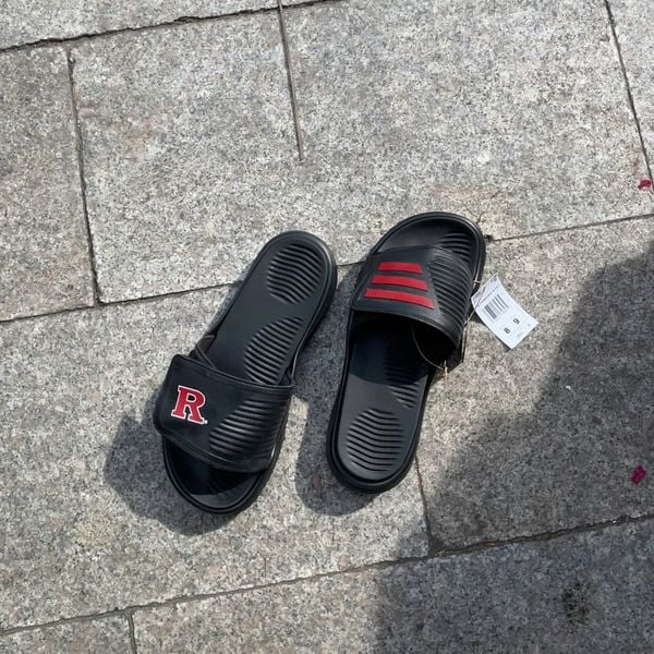  2528 - HÀNG CHÍNH HÃNG - DÉP ADIDAS ALPHABOUCE SLIDE 2.0 - ĐEN LOGO R - CODE: JI2526 