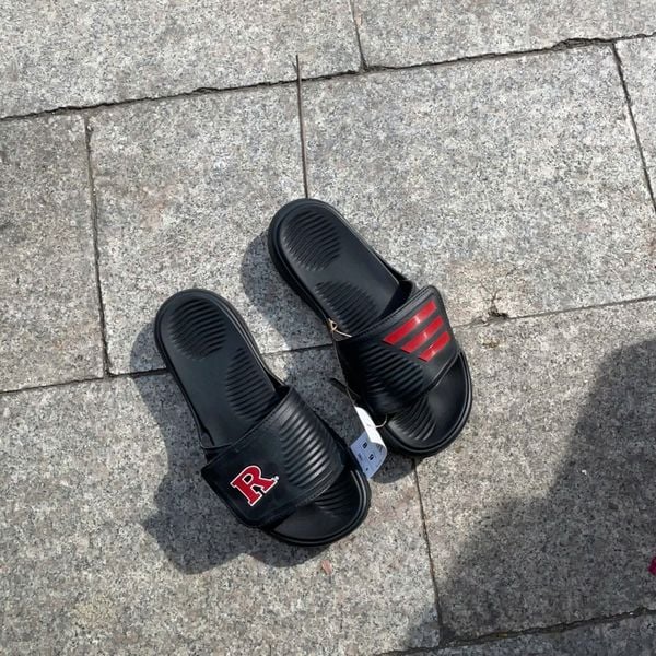  2528 - HÀNG CHÍNH HÃNG - DÉP ADIDAS ALPHABOUCE SLIDE 2.0 - ĐEN LOGO R - CODE: JI2526 