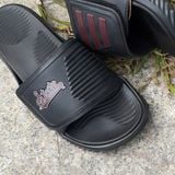  2548 - HÀNG CHÍNH HÃNG - DÉP ADIDAS ALPHABOUCE SLIDE 2.0 - ĐEN LOGO STATE - CODE: JI2523 