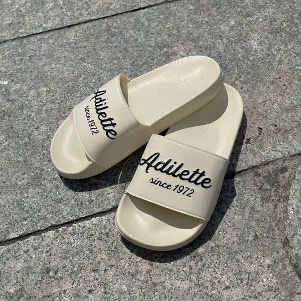  2549 - HÀNG CHÍNH HÃNG - DÉP ADIDAS SHOWER RETRO 1972 *CREAM* - Code: GZ9510 