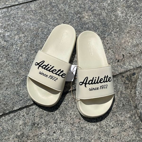  2549 - HÀNG CHÍNH HÃNG - DÉP ADIDAS SHOWER RETRO 1972 *CREAM* - Code: GZ9510 