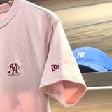  2555 - HÀNG CHÍNH HÃNG - ÁO THUN NEW ERA  - NY CHÌM - HỒNG - CODE: 12324646 