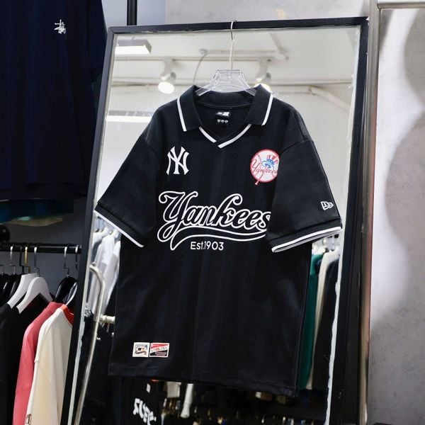  2655 - HÀNG CHÍNH HÃNG - ÁO THUN NEW ERA - POLO NY YANKEES 1903 - ĐEN - CODE: 18273829 