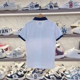  2560 - HÀNG CHÍNH HÃNG - ÁO THUN NEW ERA - POLO LOGO LA BÊN HÔNG *VIỀN XANH NAVY 