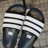  2659 - HÀNG CHÍNH HÃNG - DÉP ADIDAS FLOW - ĐEN SỌC TRẮNG - Code: IF4134 
