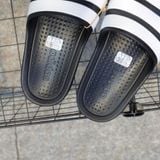  2659 - HÀNG CHÍNH HÃNG - DÉP ADIDAS FLOW - ĐEN SỌC TRẮNG - Code: IF4134 