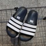  2659 - HÀNG CHÍNH HÃNG - DÉP ADIDAS FLOW - ĐEN SỌC TRẮNG - Code: IF4134 