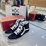  2620 - HÀNG CHÍNH HÃNG - GIÀY VANS SK8-HI - ĐEN/TRẮNG - CODE: VN000D5IB8C 