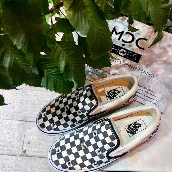  2624 - HÀNG CHÍNH HÃNG - GIÀY VANS CHECKER BOARD - CARO NHỆN 