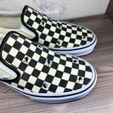  2624 - HÀNG CHÍNH HÃNG - GIÀY VANS CHECKER BOARD - CARO NHỆN 