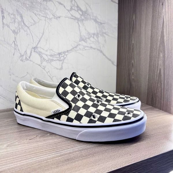  2624 - HÀNG CHÍNH HÃNG - GIÀY VANS CHECKER BOARD - CARO NHỆN 