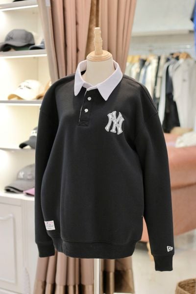  2680 - HÀNG CHÍNH HÃNG - ÁO SWEATER POLO- ĐEN - CODE: 13781117 