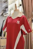  2589 - HÀNG CHÍNH HÃNG - ÁO THUN NEW ERA - POLO LOGO NY VIỀN KEM - ĐỎ - CODE: 14113662 
